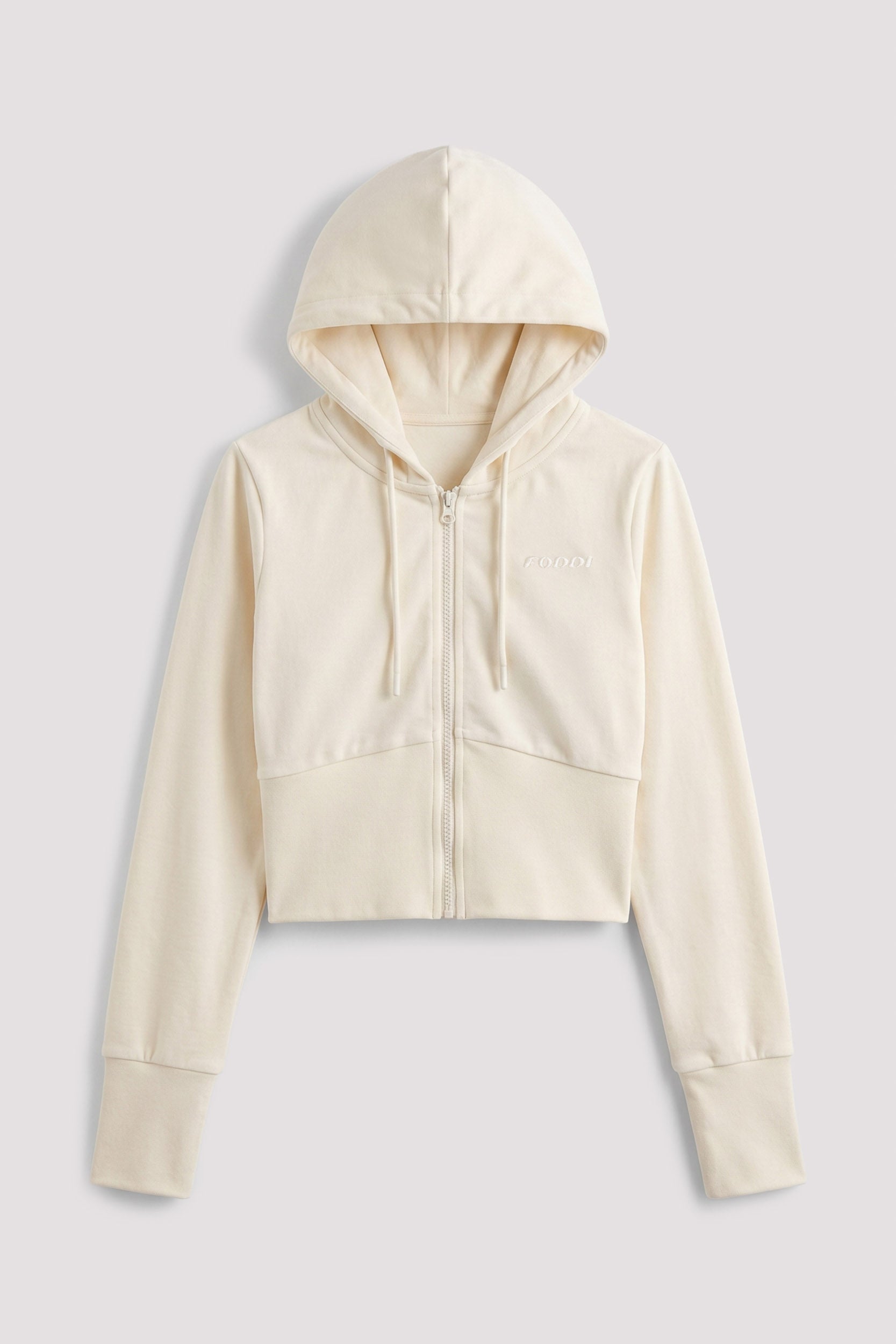 Fitted Zip Hoodie